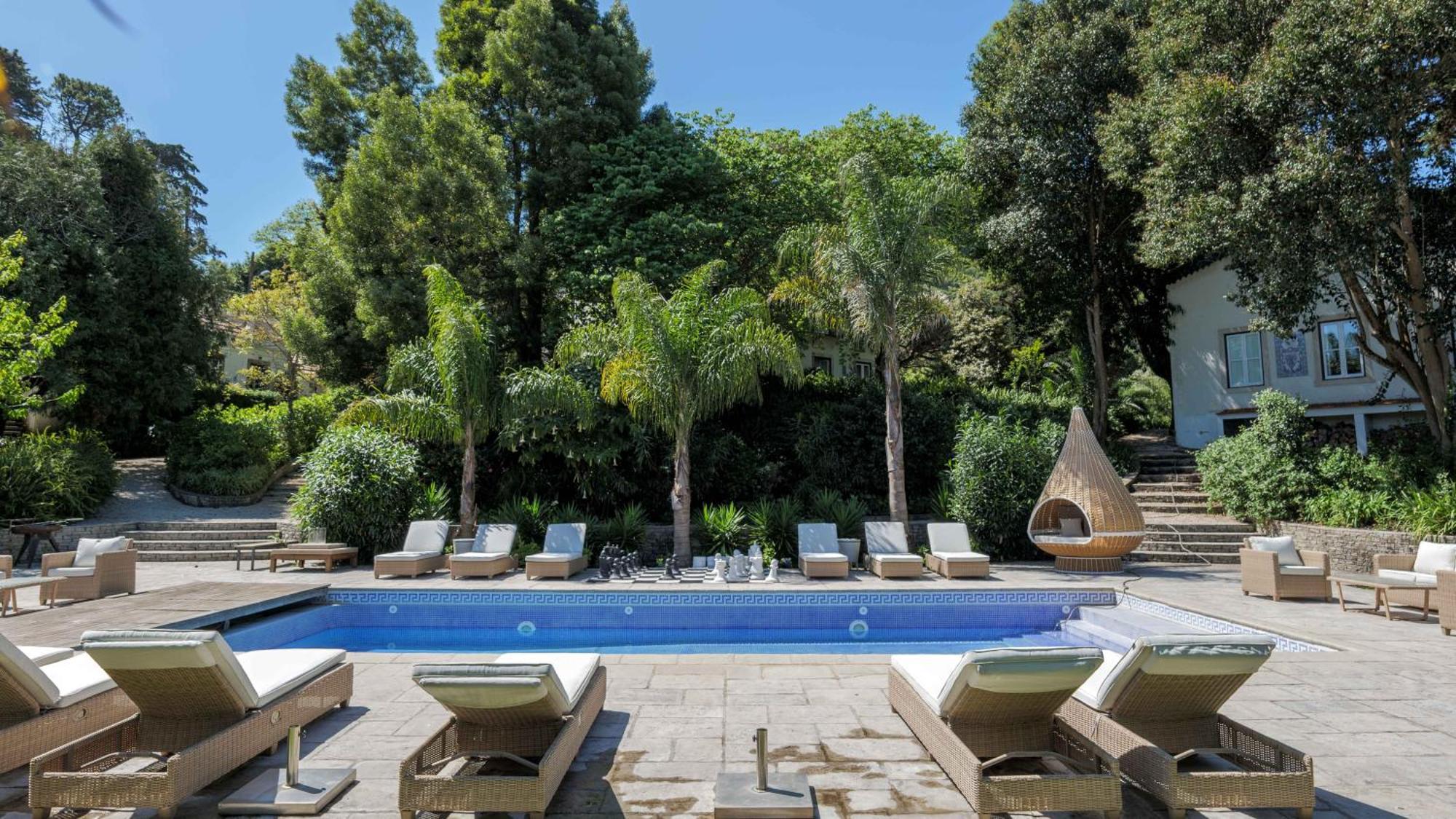 Luxurious royal estate in historic Sintra paradise Exterior foto